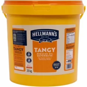 Enjoy this reduced oil mayonnaise bucket that is full of high-quality ingredients. Enjoy this smooth, creamy taste every time you enjoy this tangy mayonnaise.